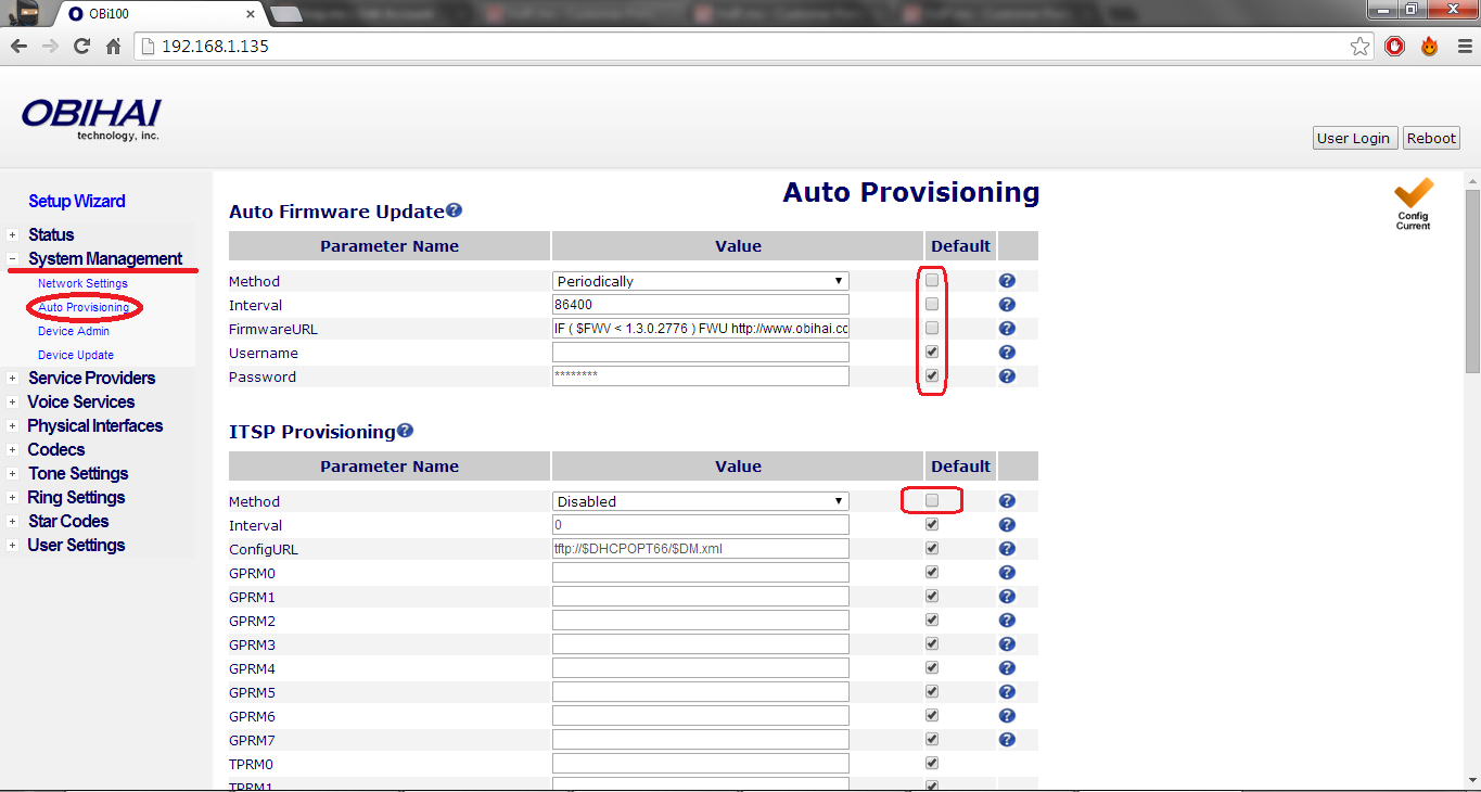 Auto provision