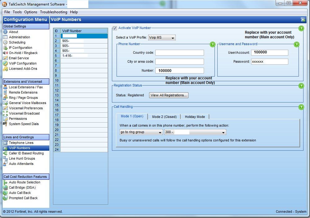TalkSwitch VoIP.ms Wiki