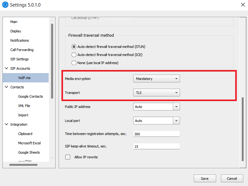 File:SoftphonePro Encryption configuration.png