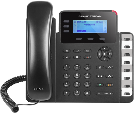 Front-facing photo of a Grandstream GXP1630 IP phone