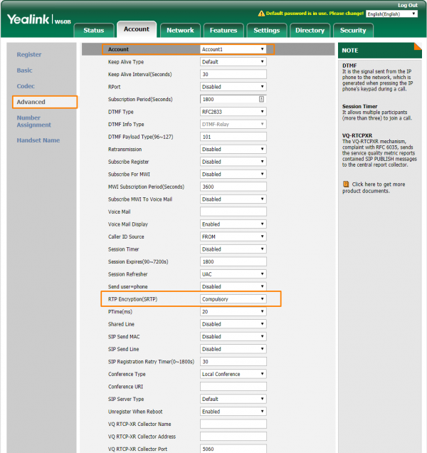 Yealink Advanced setting SRTP.png