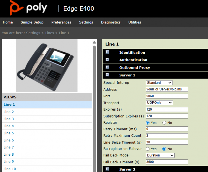 File:VoIPms PolyEdgeE400 Settings-Lines-Server1.png